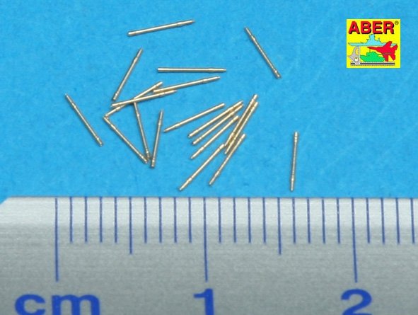 Aber 350L-17 Set of 20 pcs 20 mm L/65 barrels MG C/30 for German ships 1/350 – image 2