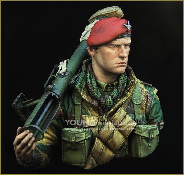 Young Miniatures YM1871 British Airborne WWII with PIAT 1/10 – zdjęcie 8