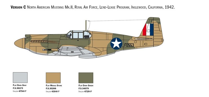 Italeri 1423 P-51A Mustang 1/72 – zdjęcie 8