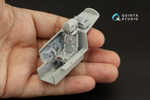 Quinta Studio QD32142 MiG-29 9-13 Fulcrum C 3D-Printed &amp;amp; coloured Interior on decal paper (Trumpeter) 1/32 – immagine 5