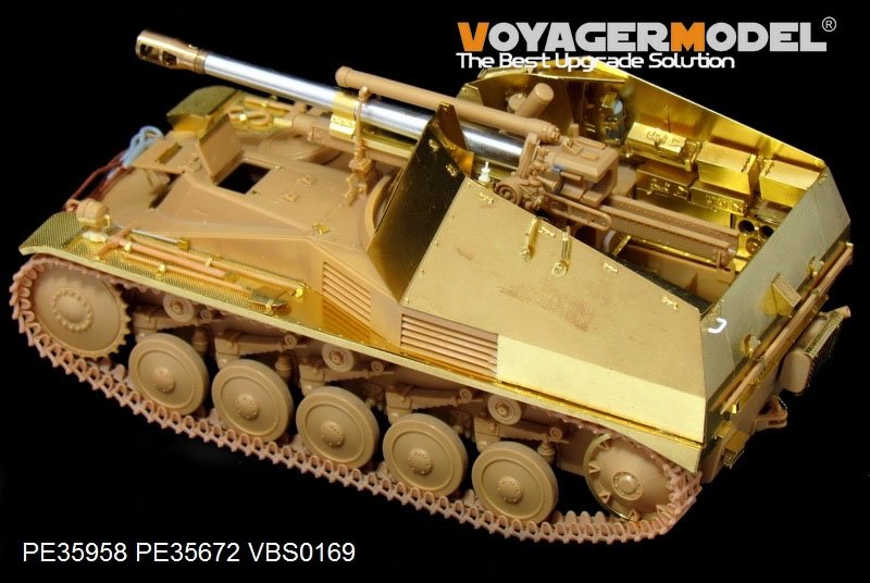 Voyager Model PE35958 WWII German self-propelled howitzer Wespe basic For TAMIYA 35200/35358 1/35 – image 4