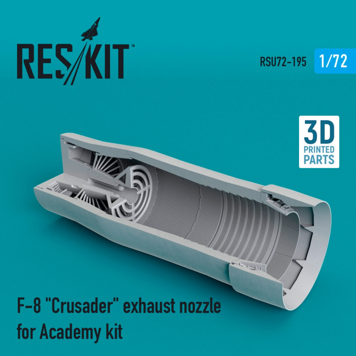RESKIT RSU72-0195 F-8 "CRUSADER" EXHAUST NOZZLE FOR ACADEMY KIT 1/72