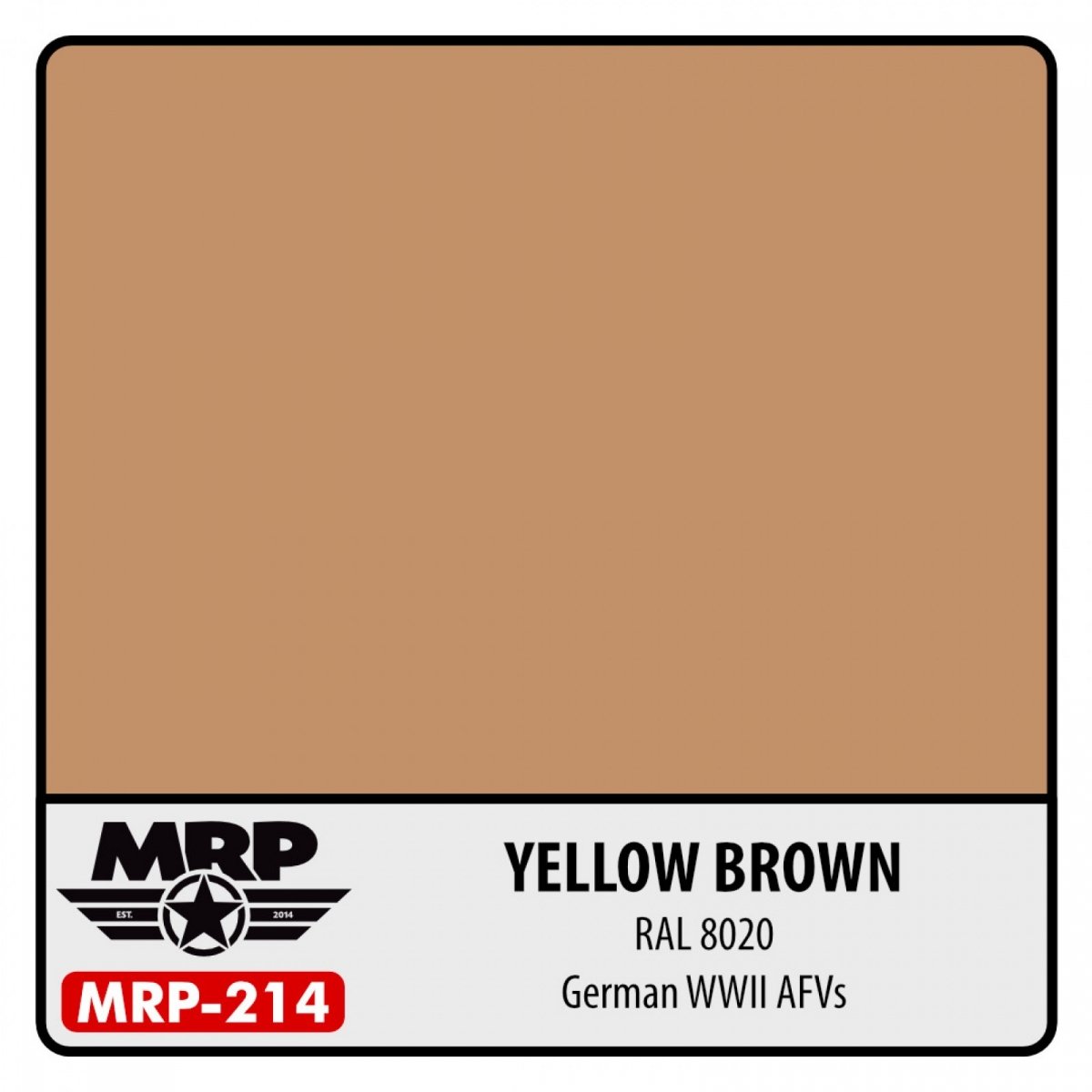 Peinture MR. Paint MRP-214 JAUNE-BRUN RAL 8020 30 ml