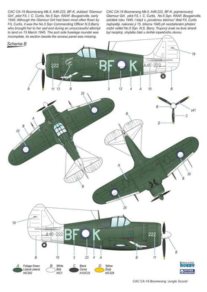 Special Hobby 72426 CAC CA-19 Boomerang ‘Jungle Scouts’ 1/72 – zdjęcie 8