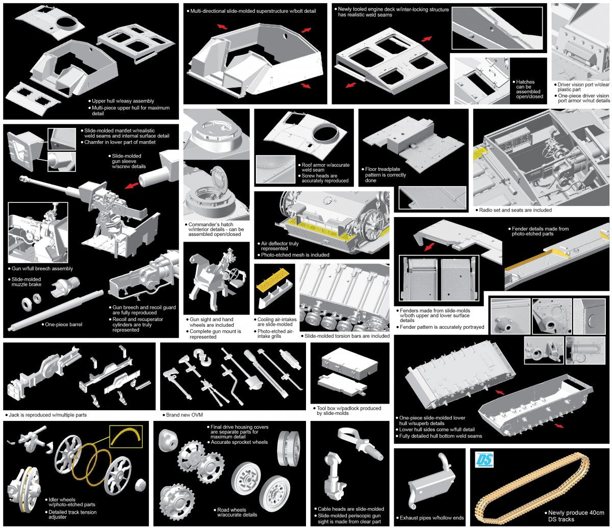 Dragon 6578 StuG.III Ausf.G May 1943 Production mit Schurzen 1/35 – image 3