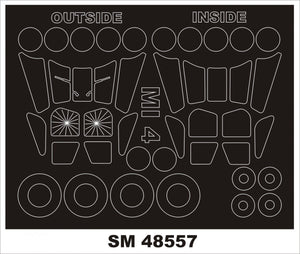 Montex SM48557 Mi-4 for TRUMPETER 1/48