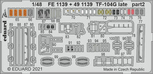 Eduard 491139 TF-104G late for Kinetic Model 1/48 – Bild 3