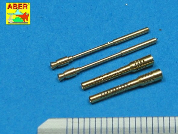 Aber A32006 Set of 2 barrels for German 13mm aircraft machine guns MG 131 (middle type) 1/32 – zdjęcie 2