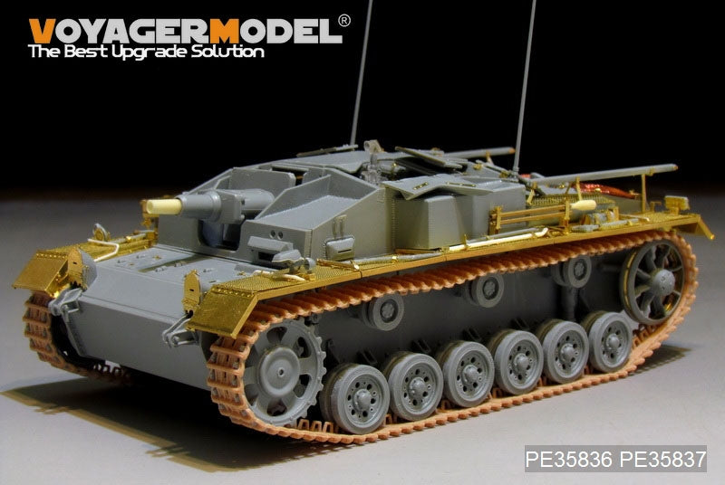 Voyager Model PE35837 WWII German StuG.III Ausf.E fenders For DRAGON 6688 1/35 – zdjęcie 3
