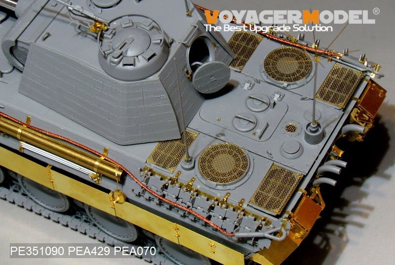 Voyager Model PE351090 WWII German Panther A Mid Version Basic for Dragon 1/35 – zdjęcie 6