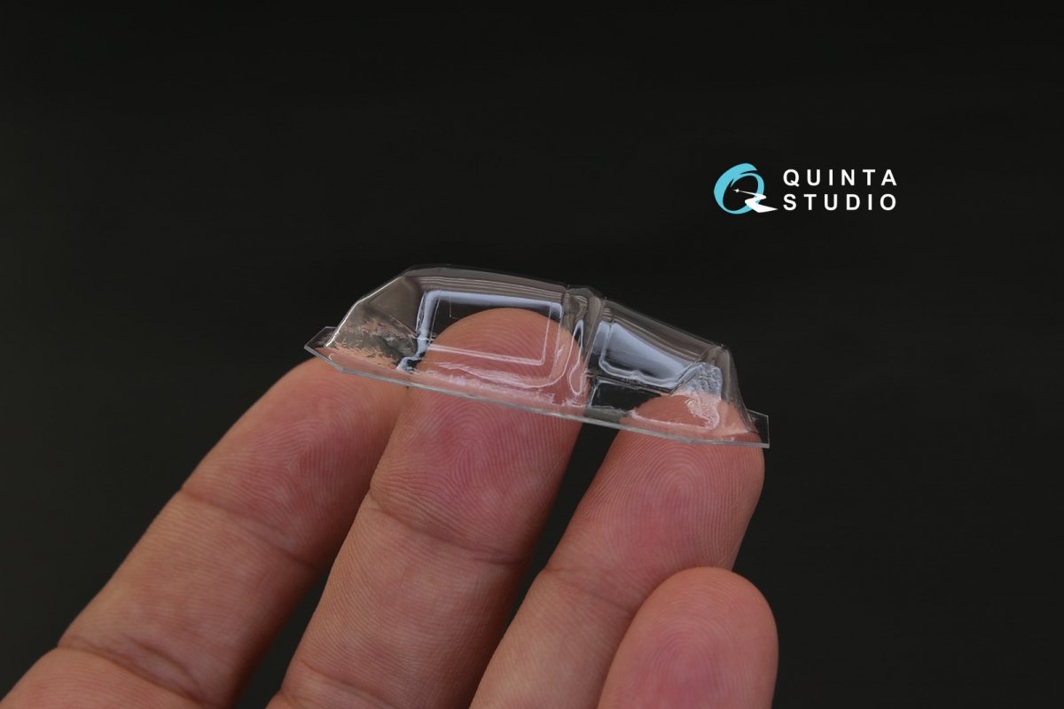 Quinta Studio QC48015 La-9/11 vacuformed clear canopy (for ARK kit) 1/48 – immagine 3