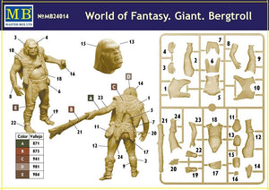 Master Box 24014 World of Fantasy Giant Bergtroll 1/24 – zdjęcie 6