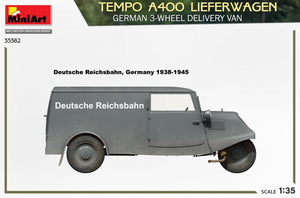 MiniArt 35382 TEMPO A400 LIEFERWAGEN. GERMAN 3-WHEEL DELIVERY VAN 1/35 – image 5