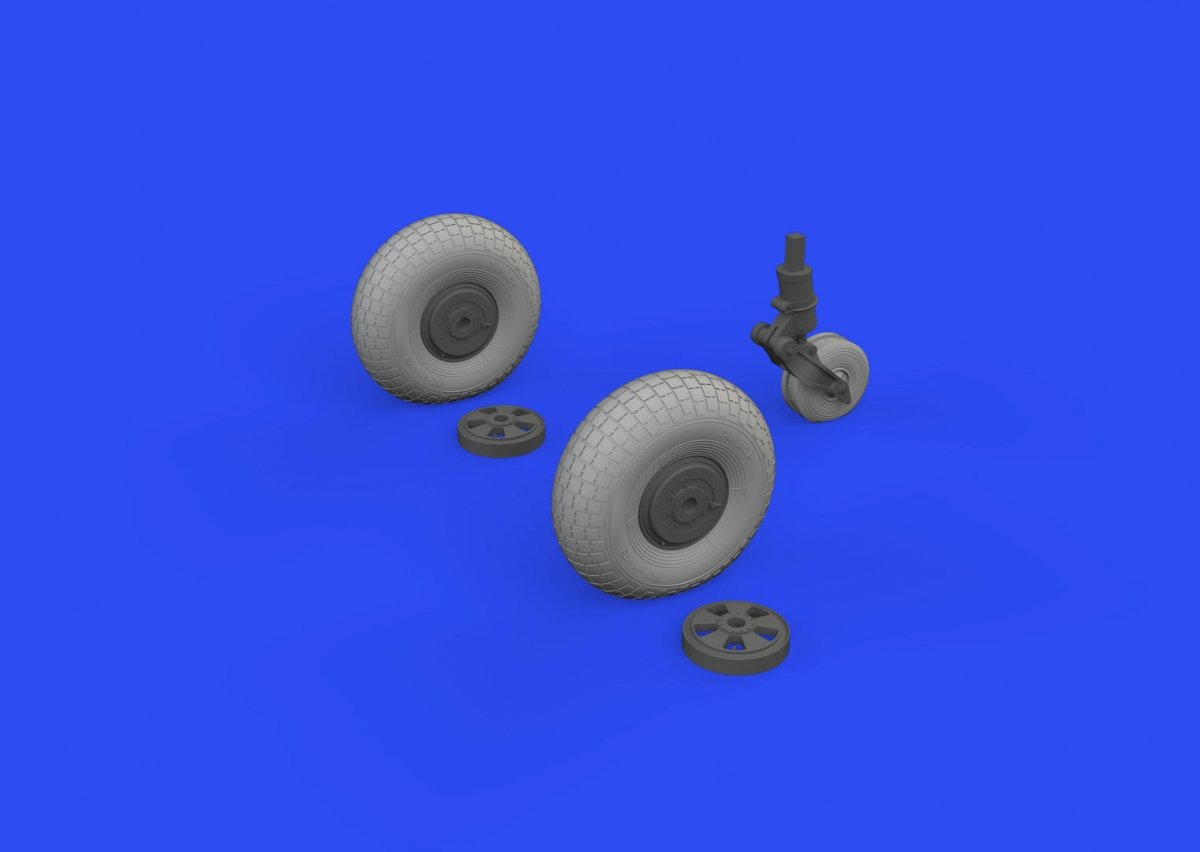 Eduard 648746 Mosquito wheels TAMIYA 1/48 – zdjęcie 2
