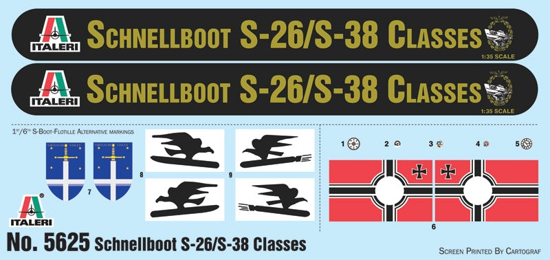 Italeri 5625 SCHNELLBOOT S-26 / S-38 1/35 – zdjęcie 14