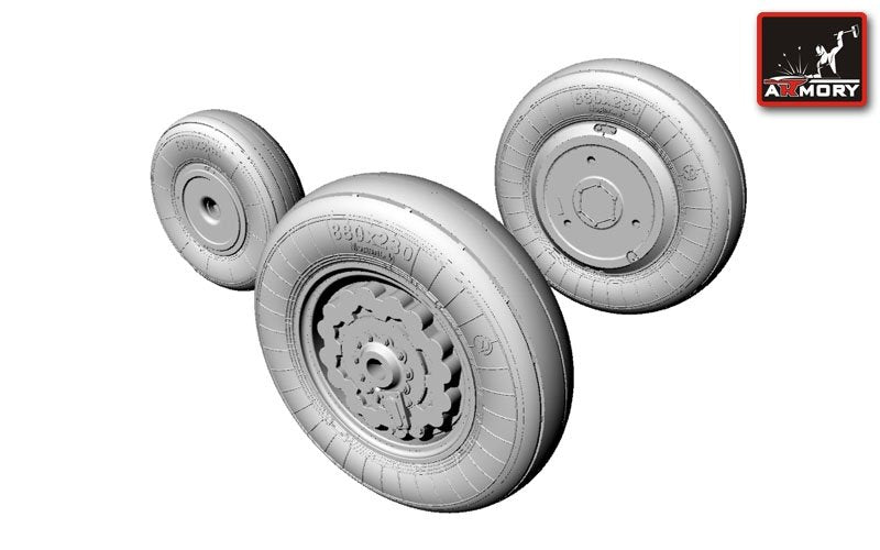 Armory Models AW72010 Sukhoj Su-17/-22 wheels 1/72 – zdjęcie 4