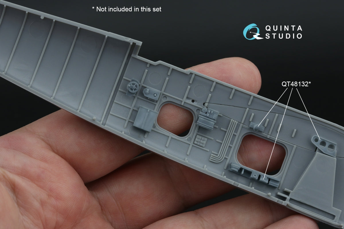 Quinta Studio QT48131 Fairey Barracuda Gunner Station (Trumpeter) 1/48