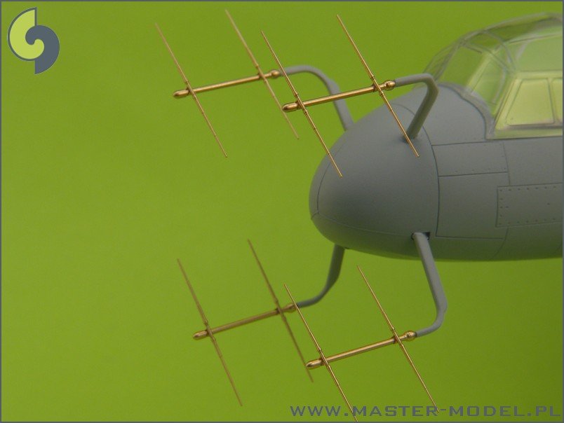 Master AM-48-027 German radar FuG 220 Lichtenstein SN-2 (used on nightfighters Bf 110, Ju 88) 1/48 – zdjęcie 2