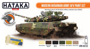 Hataka HTK-CS112 Modern Ukrainian Army AFV paint set (6x17ml) – zdjęcie 2