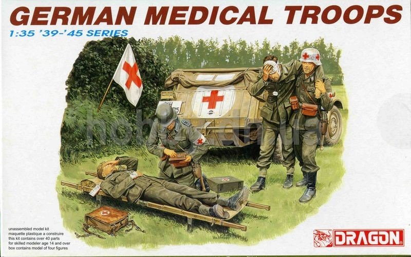 Dragon 6074 German Medical Troops 1/35