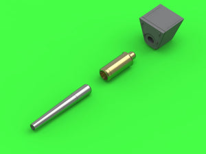 Master GM-72-041 Sturmhaubitze 42 - 10,5 cm StuH 42 L/28 - lufa działa wraz z żywiczną osłoną jarzma (wersja z prostą lufą bez hamulca wylotowego) 1/72
