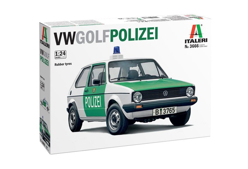 Italeri 3666 VW Golf Polizei 1/24 – zdjęcie 2