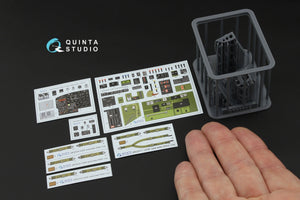 Quinta Studio QD+32250 A-26C Invader 3D-Printed &amp;amp; colored Interior on decal paper (Hobby Boss) (with 3D-printed resin parts) 1/32 – image 2