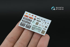 Quinta Studio QD35131 BM-30 Smerch 3D-Printed &amp;amp; colored Interior on decal paper (Meng) 1/35 – image 15