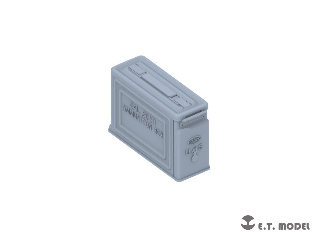 ET Model P35-221 WWII USArmy M1919 Machine Gun Ammo Box Type.1 1/35 – image 4