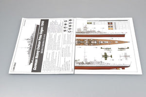 Trumpeter 05313 German Heavy Cruiser Prinz Eugen 1945 1/350 – zdjęcie 8