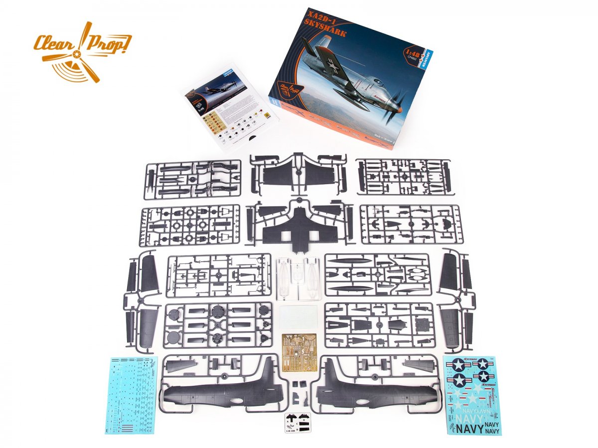 Clear Prop! CP4802 XA2D-1 Skyshark ADVANCED KIT 1/48 – image 2