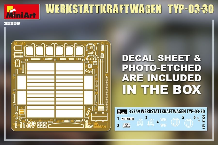 MiniArt 35359 WERKSTATTKRAFTWAGEN TYP-03-30 1/35 – image 3