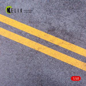 KELIK KS48008 ASPHALT ROAD FOR DRONES OR ANY - ACRYLIC 3 MM (240 X 240 MM) 1/48 – zdjęcie 4