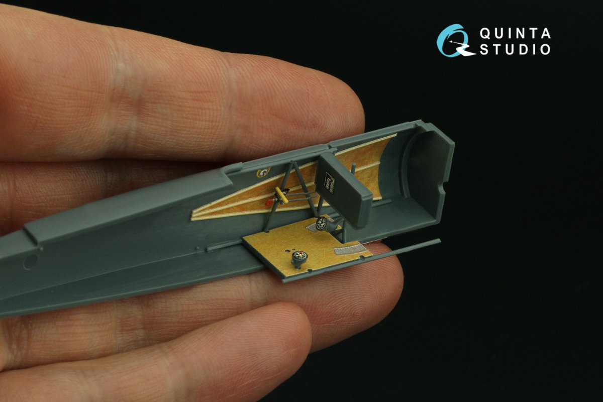 Quinta Studio QD48298 Fokker EV-DVIII 3D-Printed &amp;amp; colored Interior on decal paper (Eduard) 1/48 – image 7