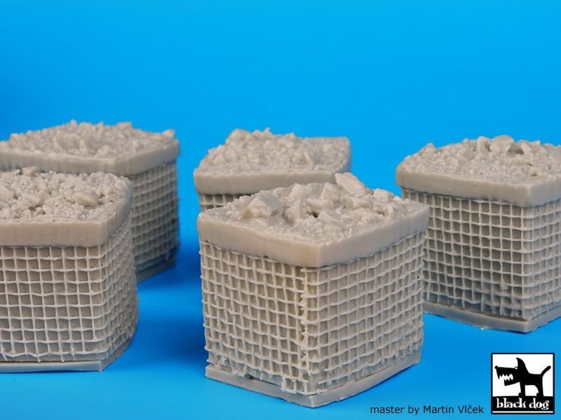 Black Dog D35015 Sandbag armored wall 1 1/35 – zdjęcie 3