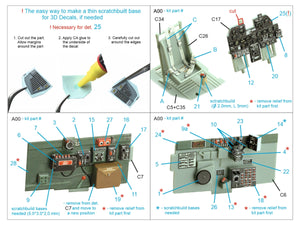 Quinta Studio QD48442 P-47N Thunderbolt 3D-Printed coloured Interior on decal paper (Academy) 1/48 – zdjęcie 5