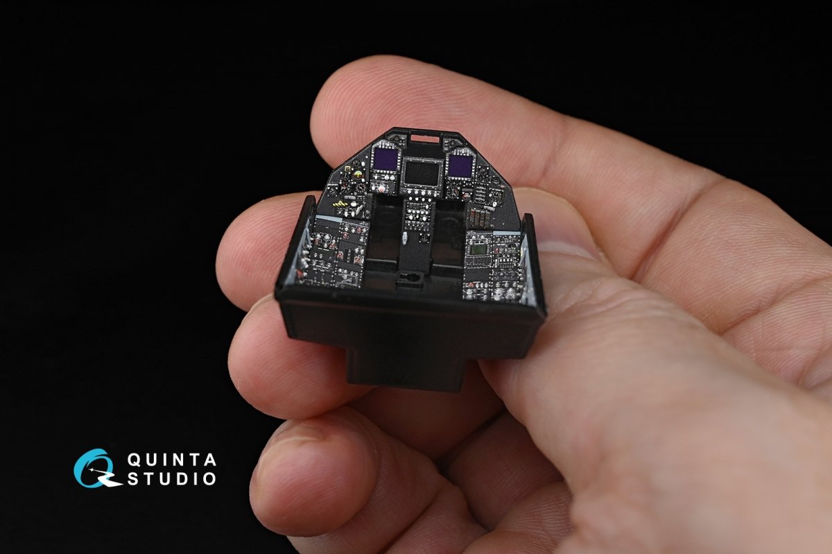 Quinta Studio QD48169 F-117A 3D-Printed &amp;amp; coloured Interior on decal paper (for Tamiya kit) 1/48 – zdjęcie 3