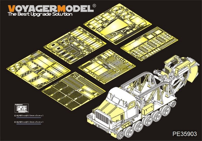 Voyager Model PE35903 Russian BTM-3 High-Speed ​​Trench Digging Vehicle for TRUMPETER 1/35