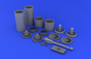 Eduard 632011 F-4 exhaust nozzles USN late 1/32 (Tamiya)