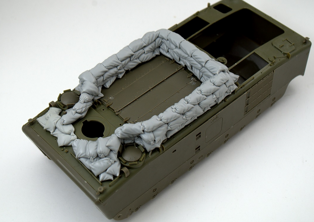 Panzer Art RE35-620 LVT-5 sandbags armor 1/35 – zdjęcie 2