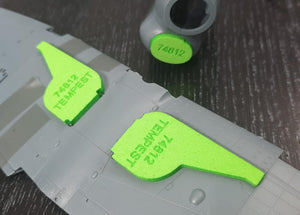 Omask 74812 Tempest Mk.V wheel bay plugs (for Eduard) 1/48 – zdjęcie 2