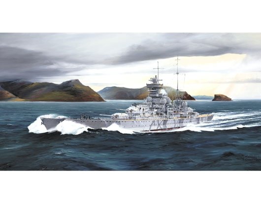 Trumpeter 05766 German Heavy Cruiser Prinz Eugen 1942 1/700
