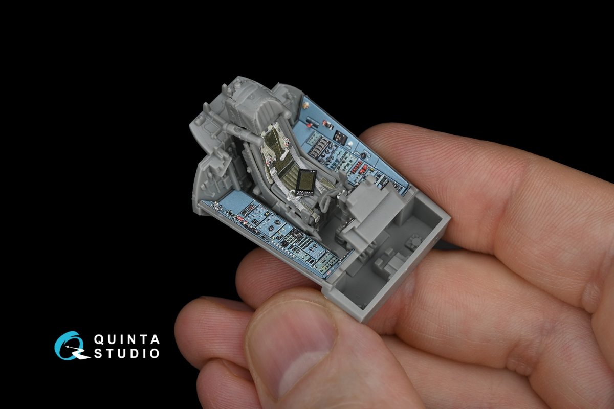 Quinta Studio QD48172 Su-33 3D-Printed &amp;amp; coloured Interior on decal paper (for Kinetic kit) 1/48 – zdjęcie 3