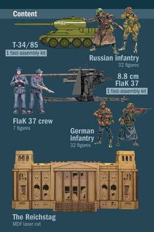Italeri 6195 Battle for the Reichstag 1945 - BATTLE SET 1/72 – zdjęcie 9