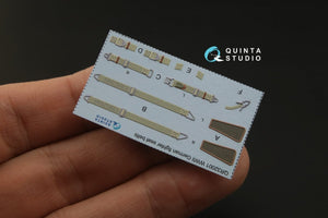 Quinta Studio QD32069 Me 262A 3D-Printed &amp;amp; colored Interior on decal paper (Revell) 1/32 – image 8