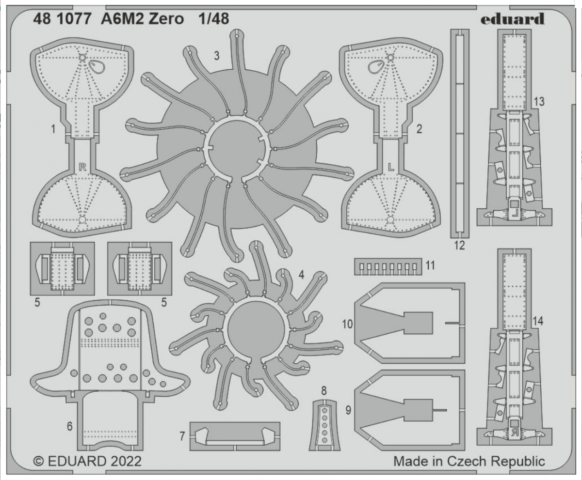 Eduard 481077 A6M2 Zero EDUARD 1/48 – Bild 2