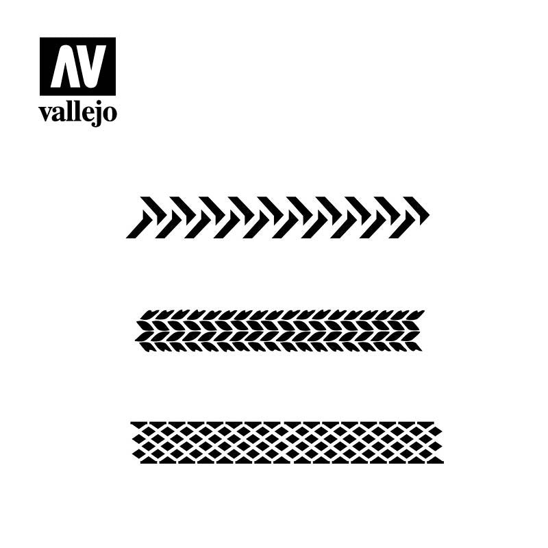 Vallejo ST-TX002 Tyre Markings 1/35 – zdjęcie 2