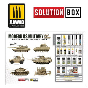 AMMO of Mig Jimenez 7712 SOLUTION BOX - Modern US Military Sand Scheme – zdjęcie 2