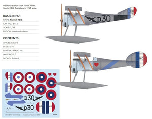Eduard 8413 French WWI Hanriot HD.2 floatplane Weekend edition 1/48 – image 2