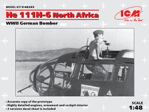 ICM 48265 He 111H-6 North Africa, WWII German Bomber 1/48 – image 2